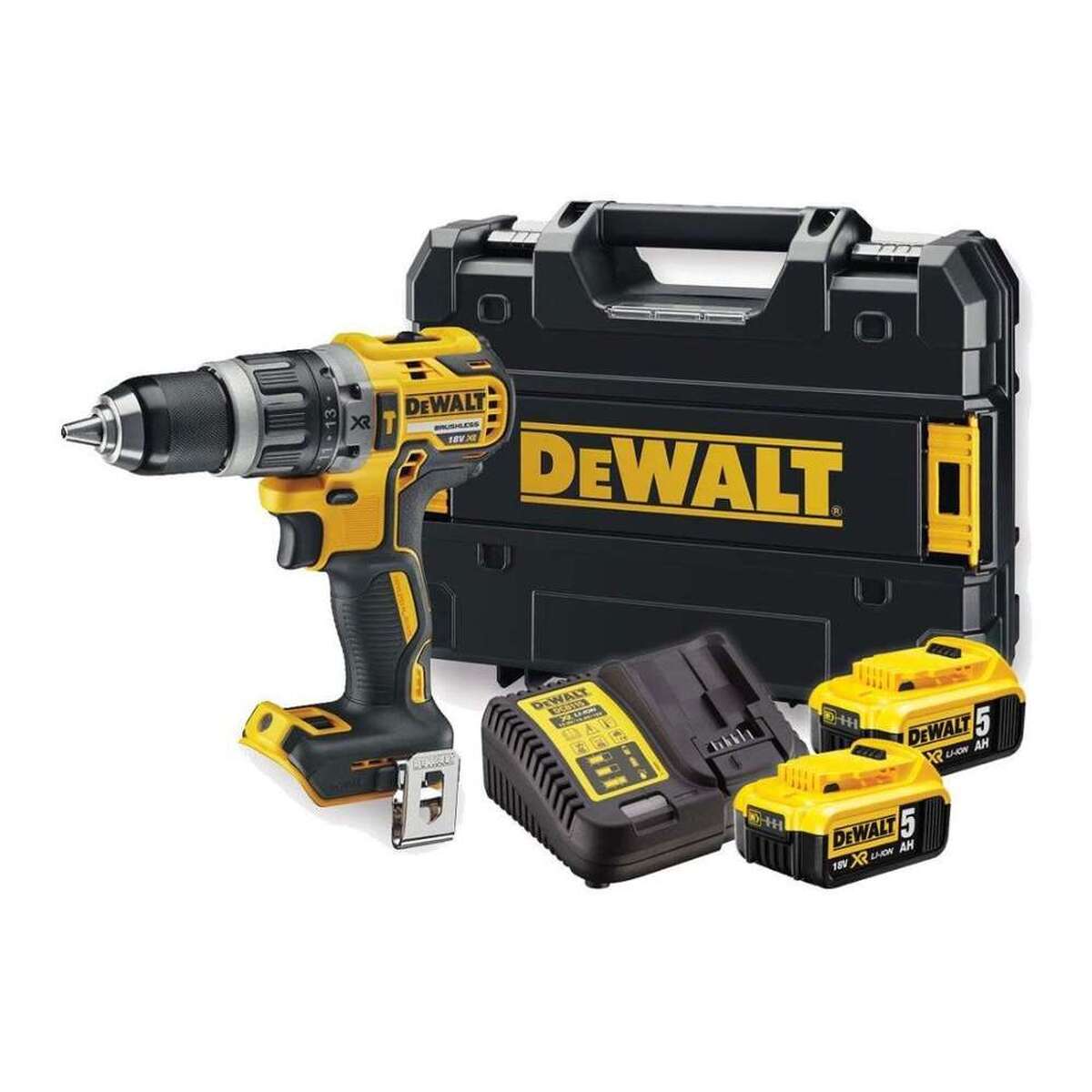 Аккумуляторная дрель-шуруповерт DeWalt DCD796P2-GB ударная — Фото 1